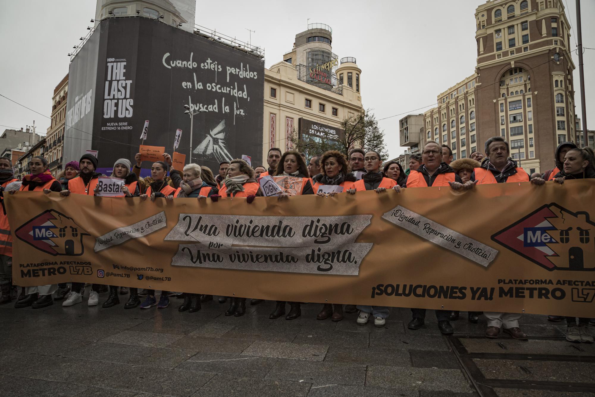 Manifestación Metro San Fernando - 2